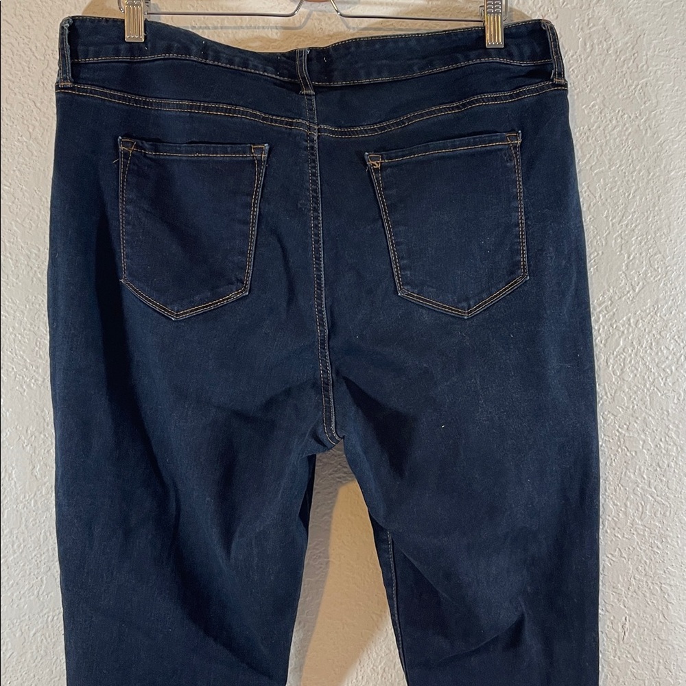 JESSICA SIMPSON Adored High Rise Skinny Denim Jeans Blue With Pockets Size 18W - Picture 5 of 10